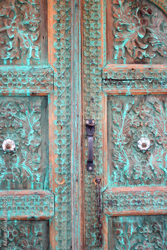 historical wooden door
