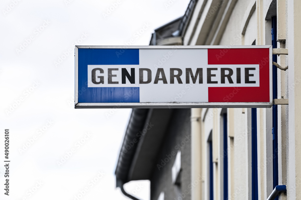 Obraz premium Gendarmerie police loi republique ordre securité