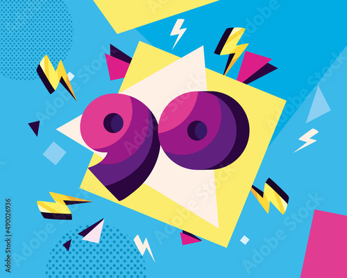purple 90s card