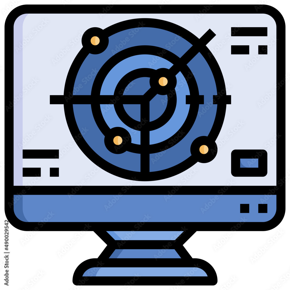 RADAR filled outline icon,linear,outline,graphic,illustration RADAR filled outline icon,linear,outline,graphic,illustration