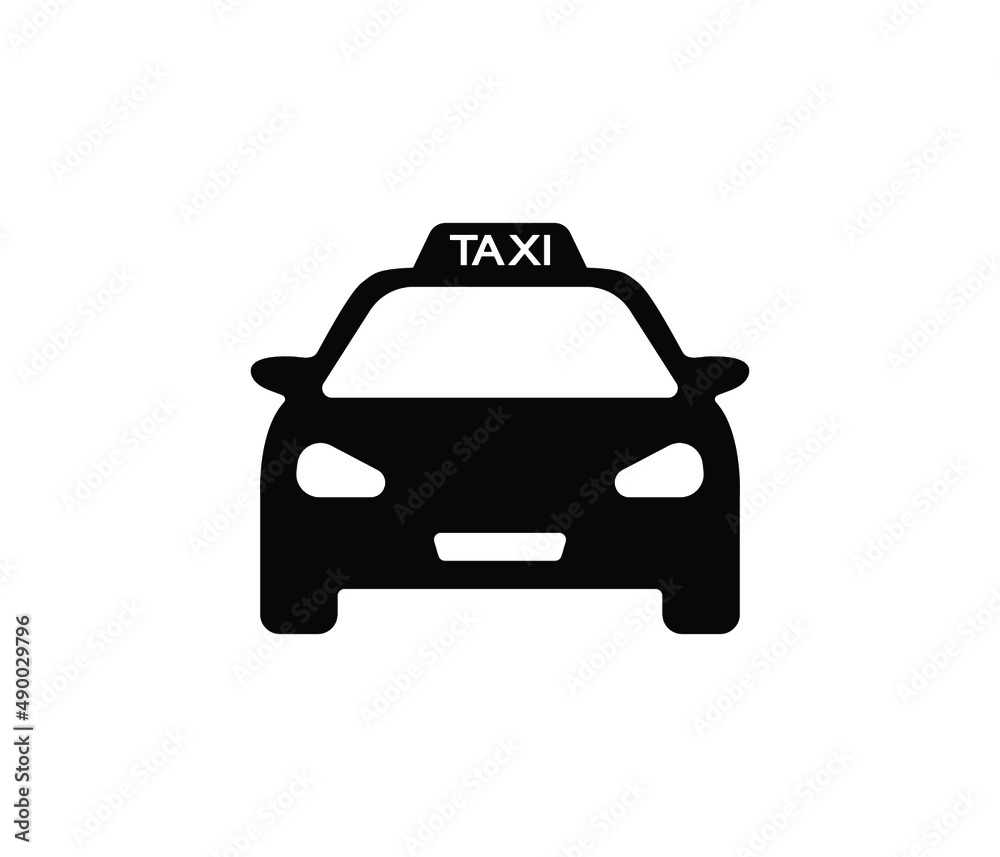 taxi icon vector eps