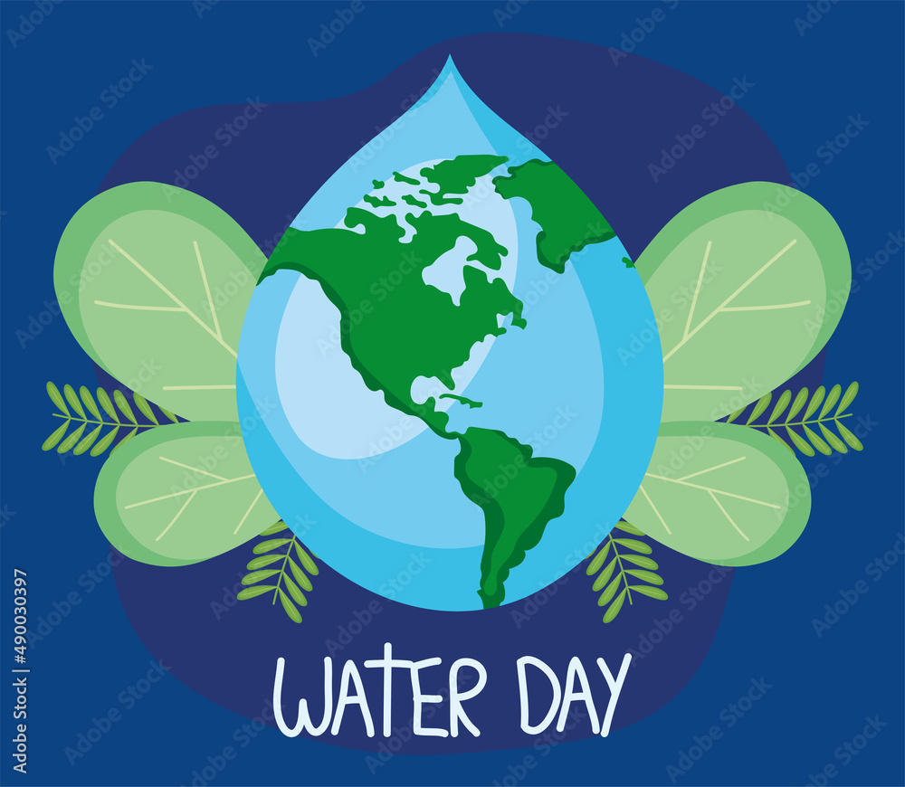 water day illustration design
