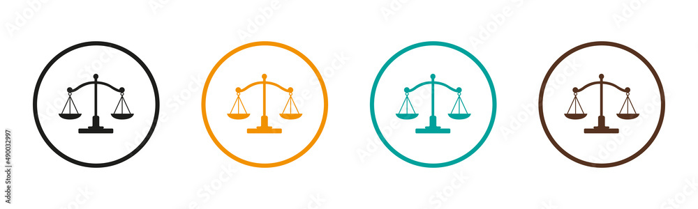 Scales. Scales of justice. Vector image. Scales. Scales of justice. Vector image.