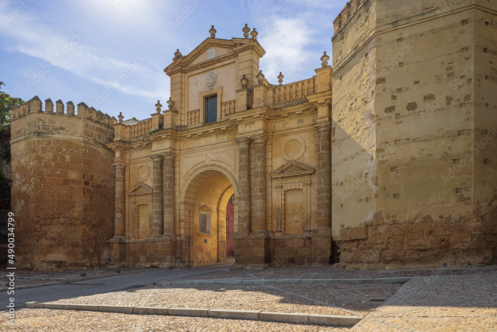 View of the Cordoba Gate on the east side of Carmona