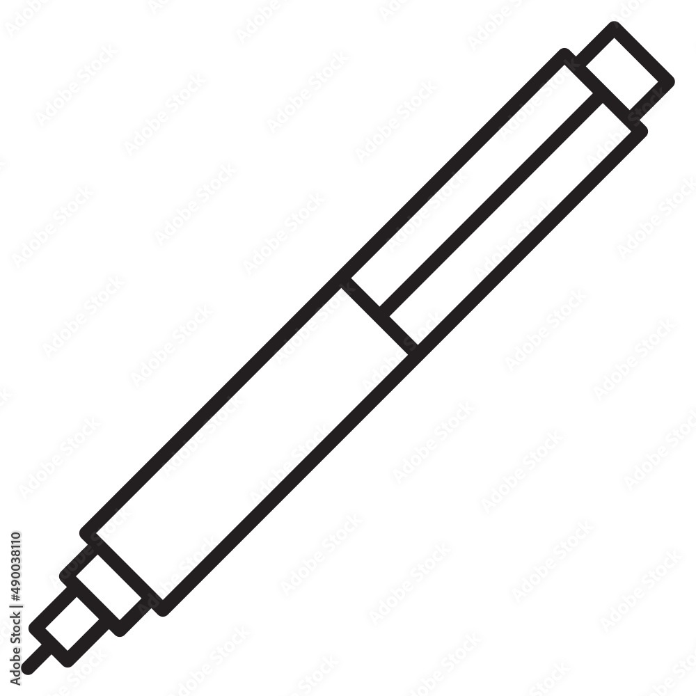 Illustration of Pen design icon Illustration of Pen design icon