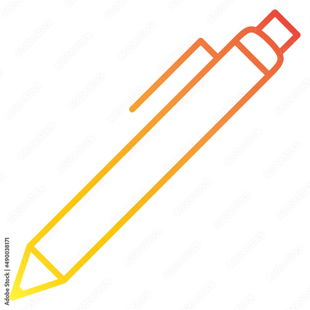 Illustration of Pen design icon Illustration of Pen design icon