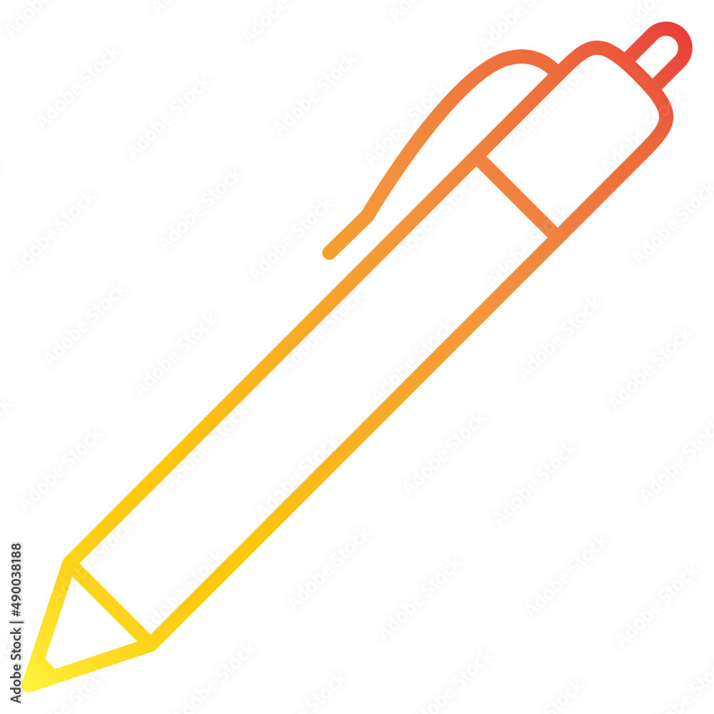 Illustration of Pen design icon Illustration of Pen design icon