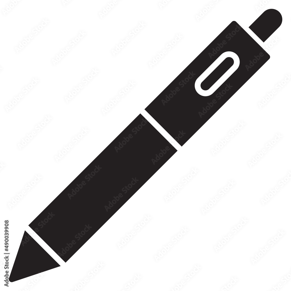 Illustration of Pen design icon Illustration of Pen design icon