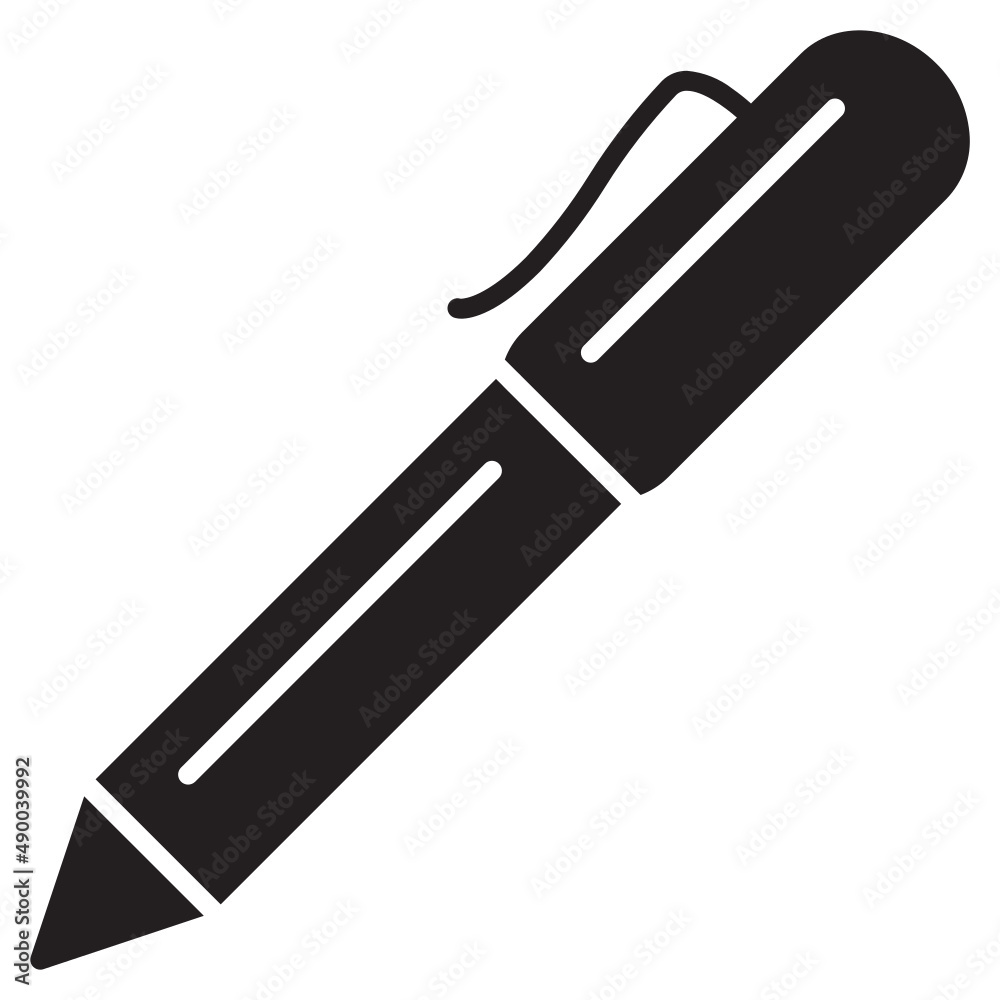 Illustration of Pen design icon Illustration of Pen design icon