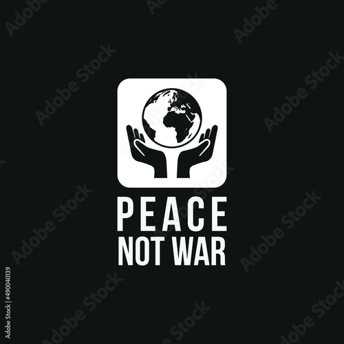  Peace Not War  vector illustration. Can be used on posters  flyers  signs  web banners etc.peace sign   Peace symbols   Peace Illustrations isolated on white background