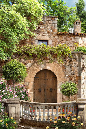 Entrance to the old Italian house