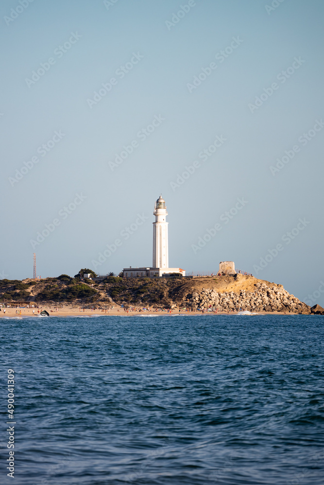 Trafalgar lighthouse seen from Zahora beach