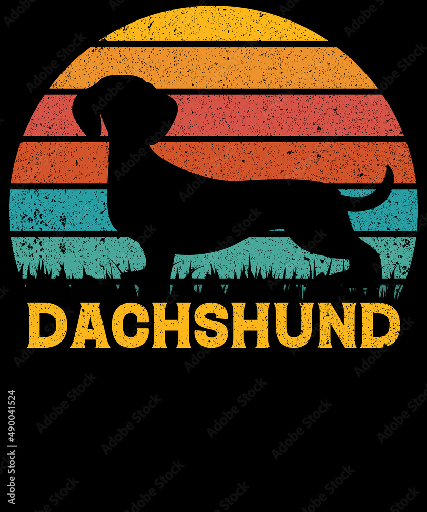 Dachshund dog lovers t-shirts design 2