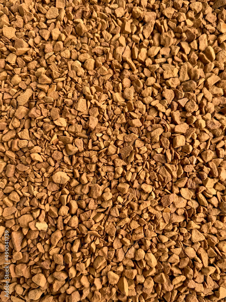 Grits close-up, texture of seeds and cereals Grits close-up, texture of seeds and cereals