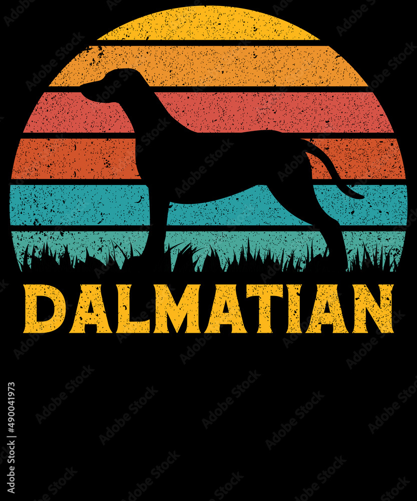 Dalmatian dog lovers t-shirts design 2