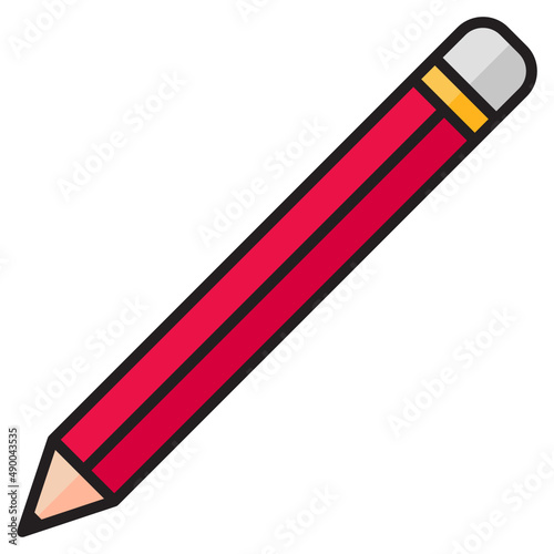 Illustration of Pencil design icon