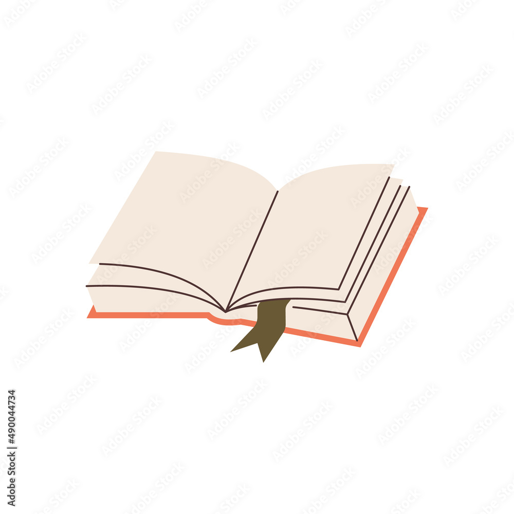 Hand drawn book element for your design