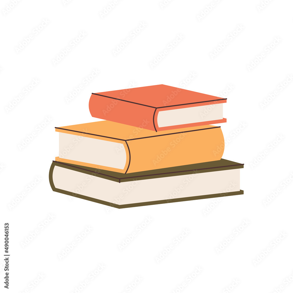 Hand drawn books element for your design Hand drawn books element for your design
