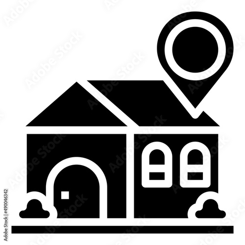 HOME glyph icon,linear,outline,graphic,illustration