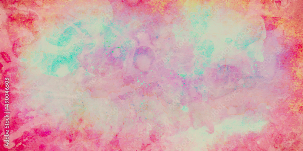 Abstract watercolor background with space Abstract colored textures and backgrounds. Vintage retro background.