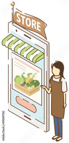 オンラインマルシェ　野菜