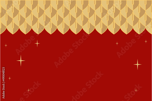 abstract background with golden scales