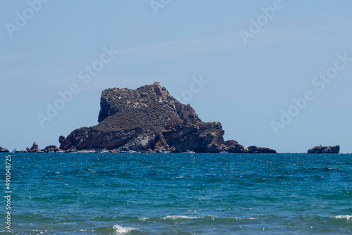medas islands in the mediterranean sea a sunny summer day with the blue sea photo