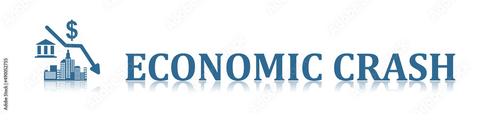 Concept of economic crash Concept of economic crash