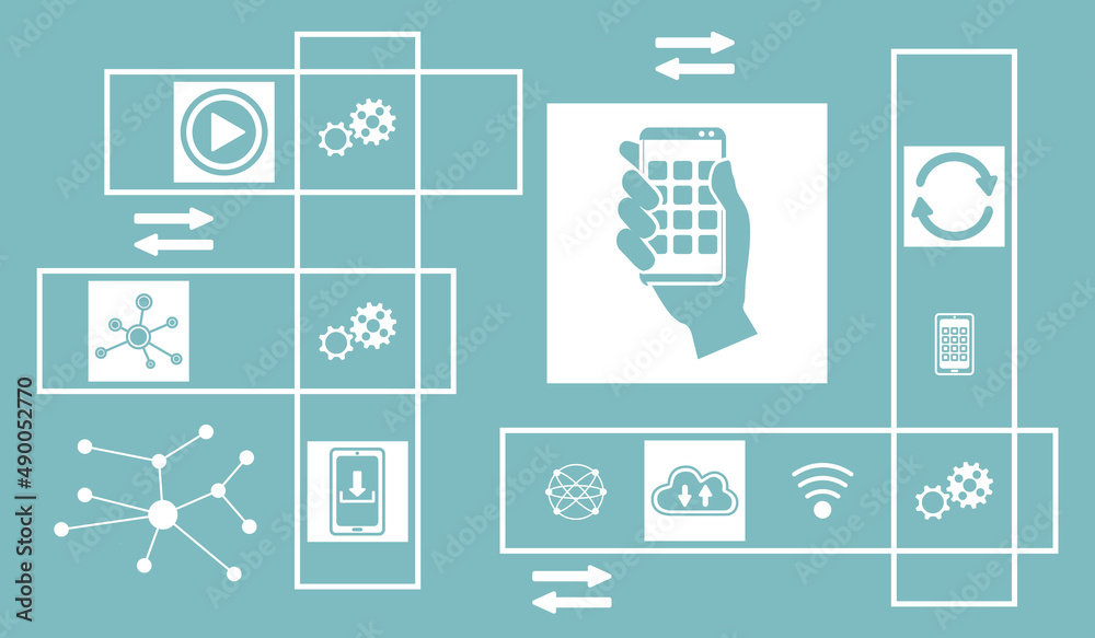 Concept of apps Concept of apps