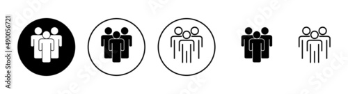 people icons set. person sign and symbol. User Icon vector