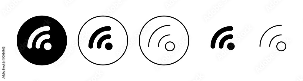 Wifi icons set. signal sign and symbol. Wireless icon Wifi icons set. signal sign and symbol. Wireless icon