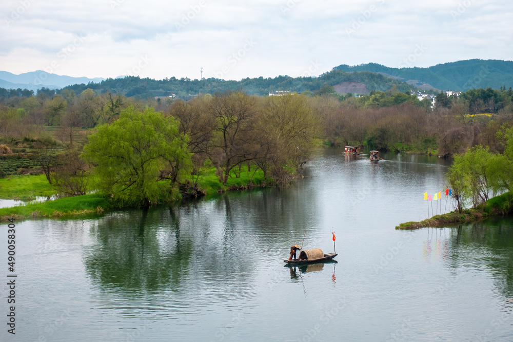 Rural scenery of Wuyuan County, Shangrao City, Jiangxi Province, China Rural scenery of Wuyuan County, Shangrao City, Jiangxi Province, China