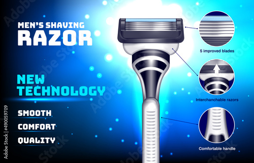 Men Razor Poster