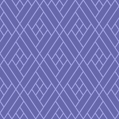Wandcirkels Pantone 2022 very peri Geometrisch ruitpatroon in lila tinten  © Irin Fierce