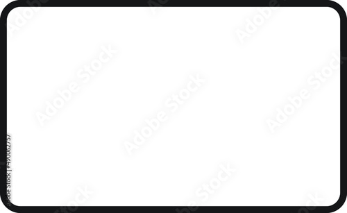 Tablet. Modern computer monitor mockup isolated on transparent background front view. Vector illustration. Black and white tablet computers mockups with blank screens.