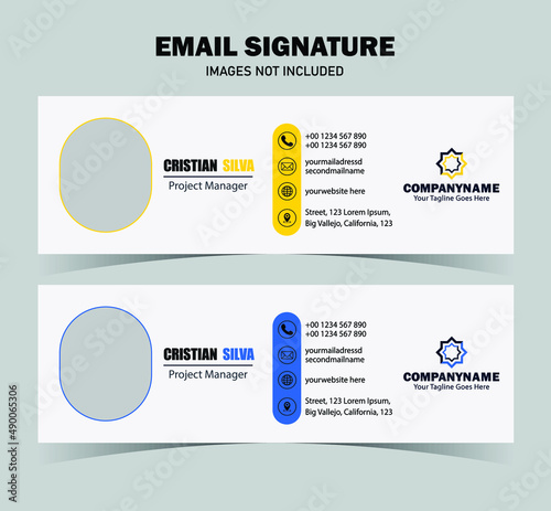 Creative Business Email Signature Design Template