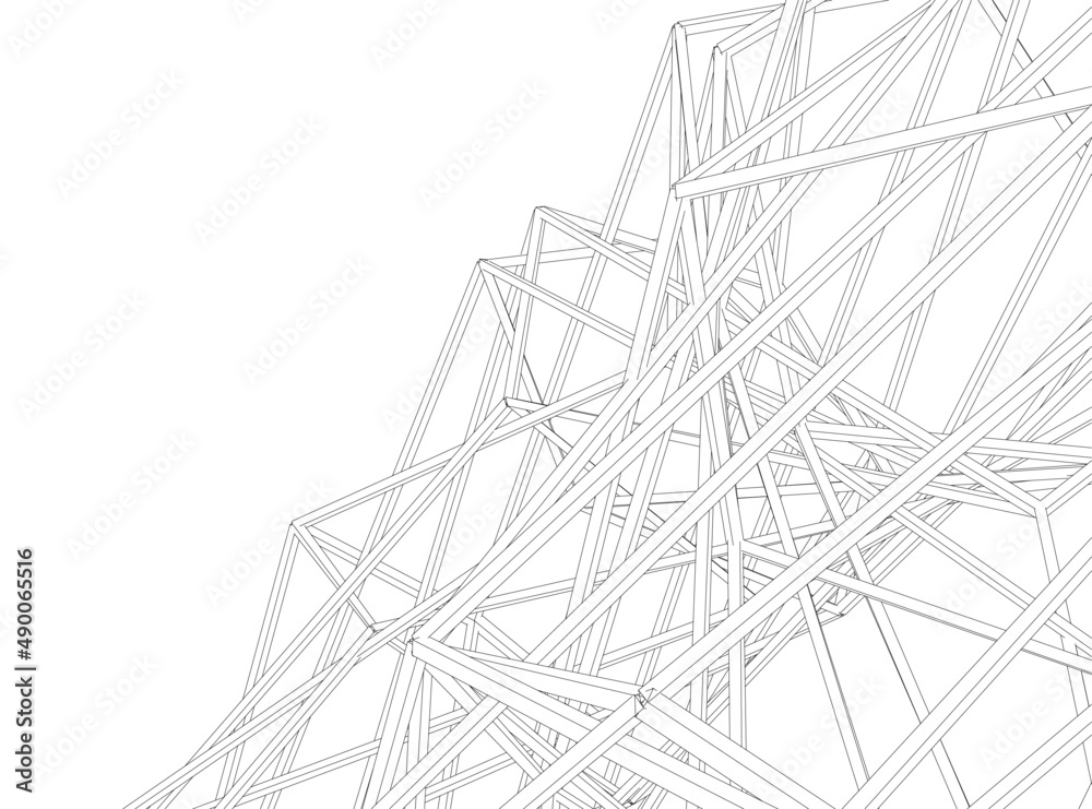 Fototapeta premium abstract architectural background