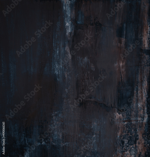 Abstract acrylic painting. Versatile artistic image for creative design projects  posters  banners  cards  book covers  magazines  prints  wallpapers. Dark background.