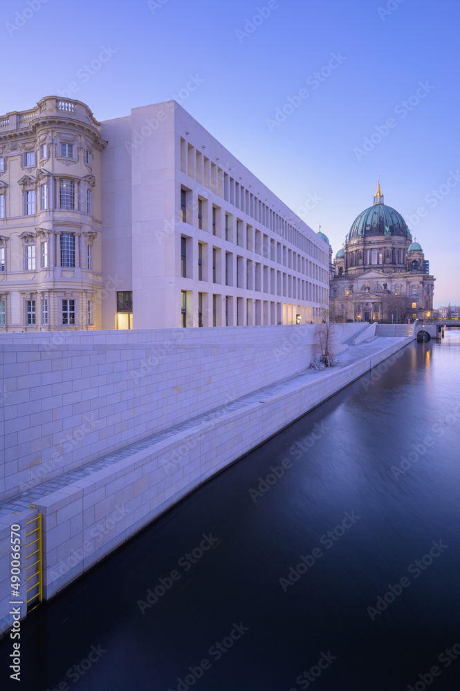 Evening at the Humboldt Forum Berlin, Germany