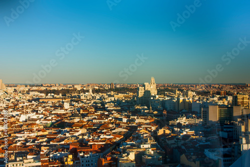  Rooftop 360º, desde el Hotel Riu, en la Plaza de España de Madrid, Comunidad de Madrid, España.