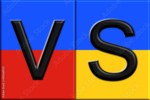 Landesfarben Russland vs Ukraine