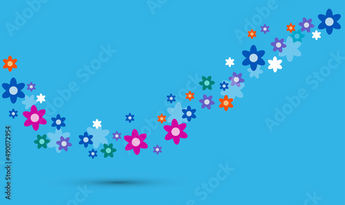 sfondo, fiori, piante, primavera