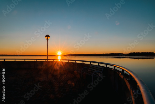 Fototapeta Naklejka Na Ścianę i Meble -  sunset at the pier