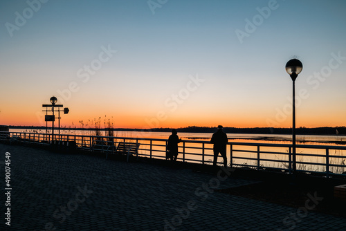 Fototapeta Naklejka Na Ścianę i Meble -  sunset on the pier