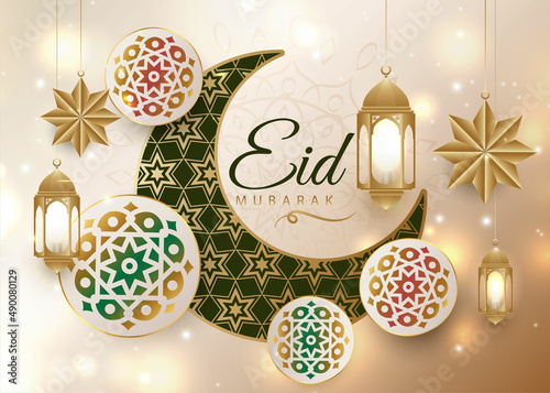 Eid mubarak, Eid al adha, Eid al fitr, greetings, celebration, calligraphy card poster vector wallpaper