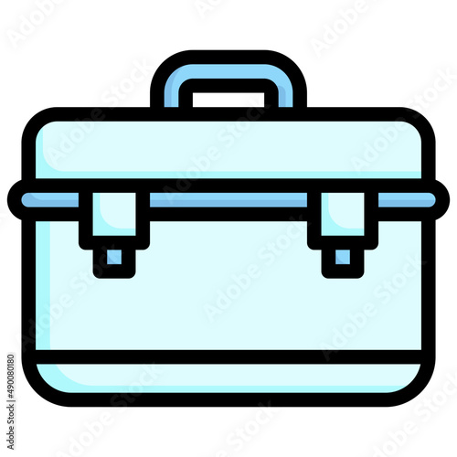 BOX filled outline icon,linear,outline,graphic,illustration