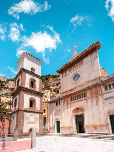 Positano is a village on the Amalfi Coast (Province of Salerno), in Campania, Italy, mainly in an enclave in the hills leading down to the coast.