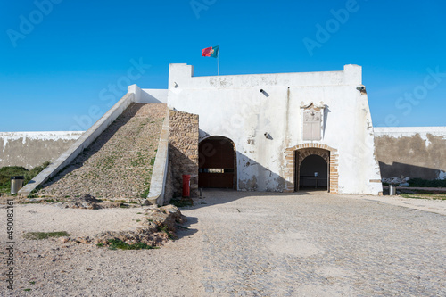 Fortress of Sagres in the Algarve in Portugal photo