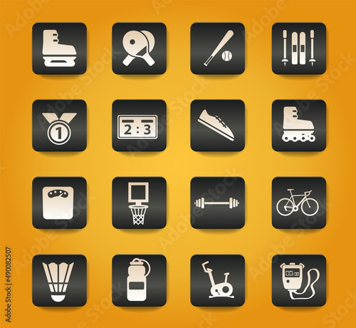 Sport simply icons