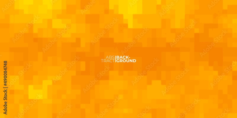 abstract low poly wavy orange background vector